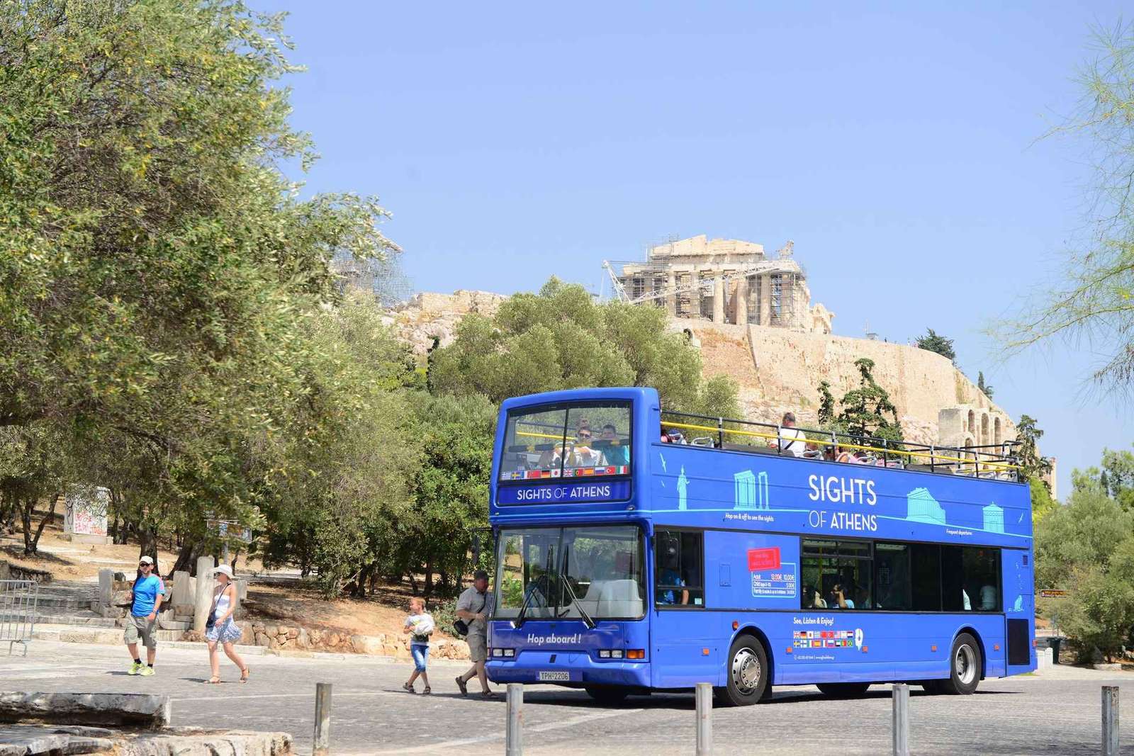 Atene, Pireo e costa: Autobus blu Hop-on Hop-off