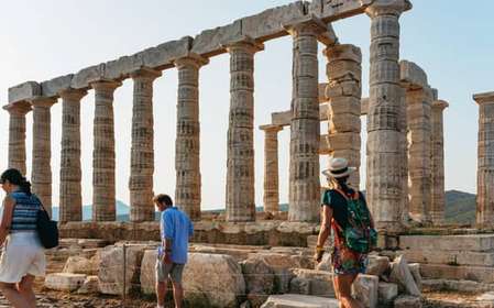 Atene: Scoprire Capo Sounion e il Tempio di Poseidone al tramonto