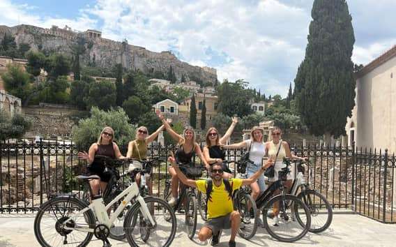 Atene storica: tour in bici elettrica per piccoli gruppi