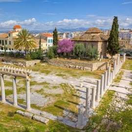 Atene: biglietto elettronico per l'agorà romana e l'antica agorà e 2 tour audio