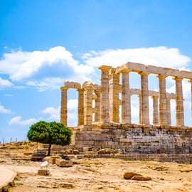 Da Atene: Visita guidata al Tempio di Poseidone e a Capo Sounion