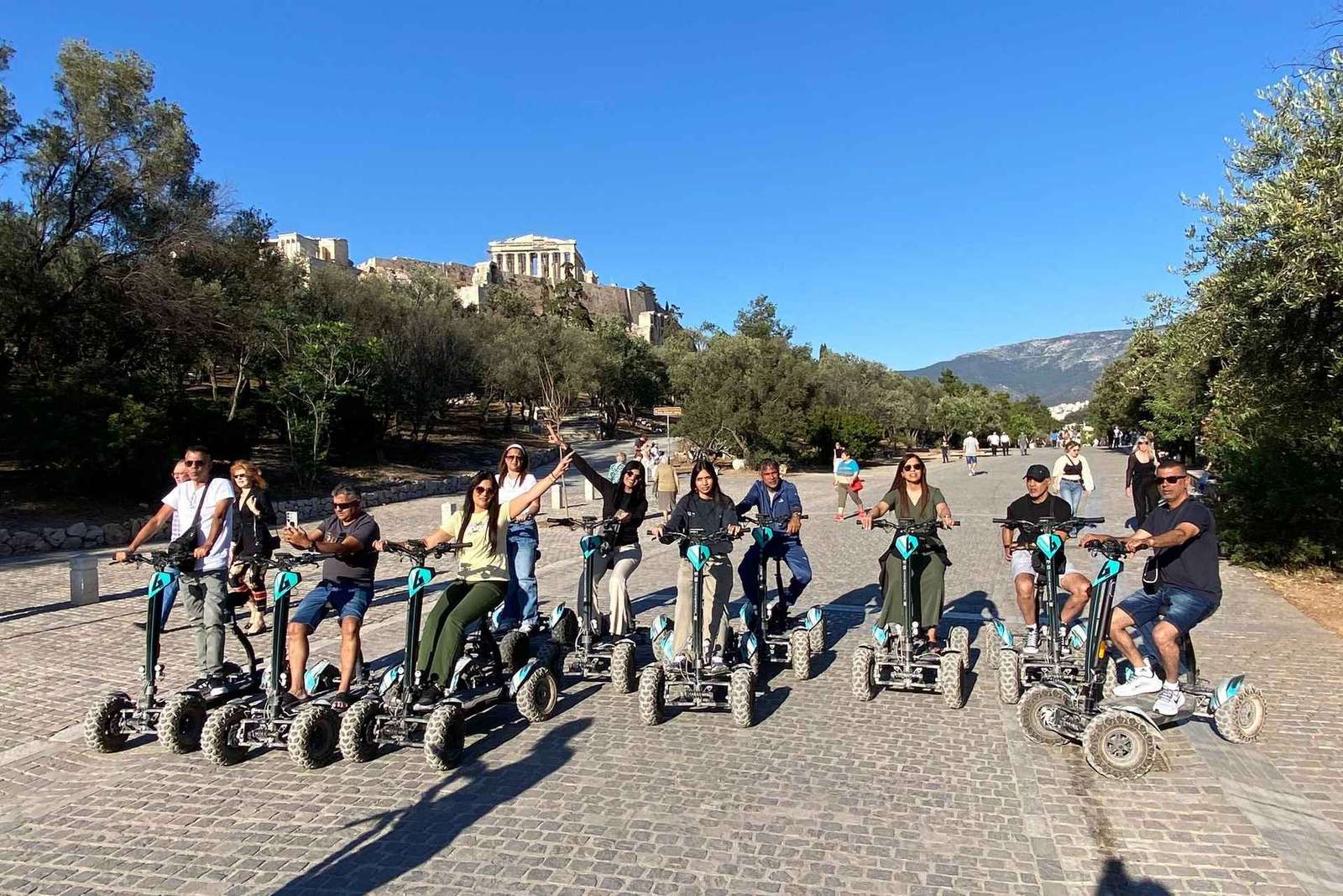 Tour in scooter elettrico ATV dell'antica Atene
