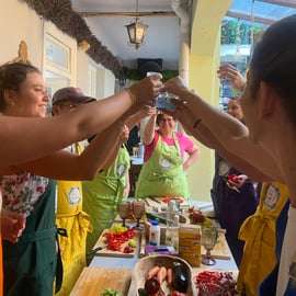 Atene: lezione di cucina greca con cena e bevande