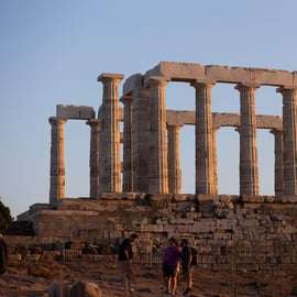 Atene: Tour al tramonto a Capo Sounion e al Tempio di Poseidone