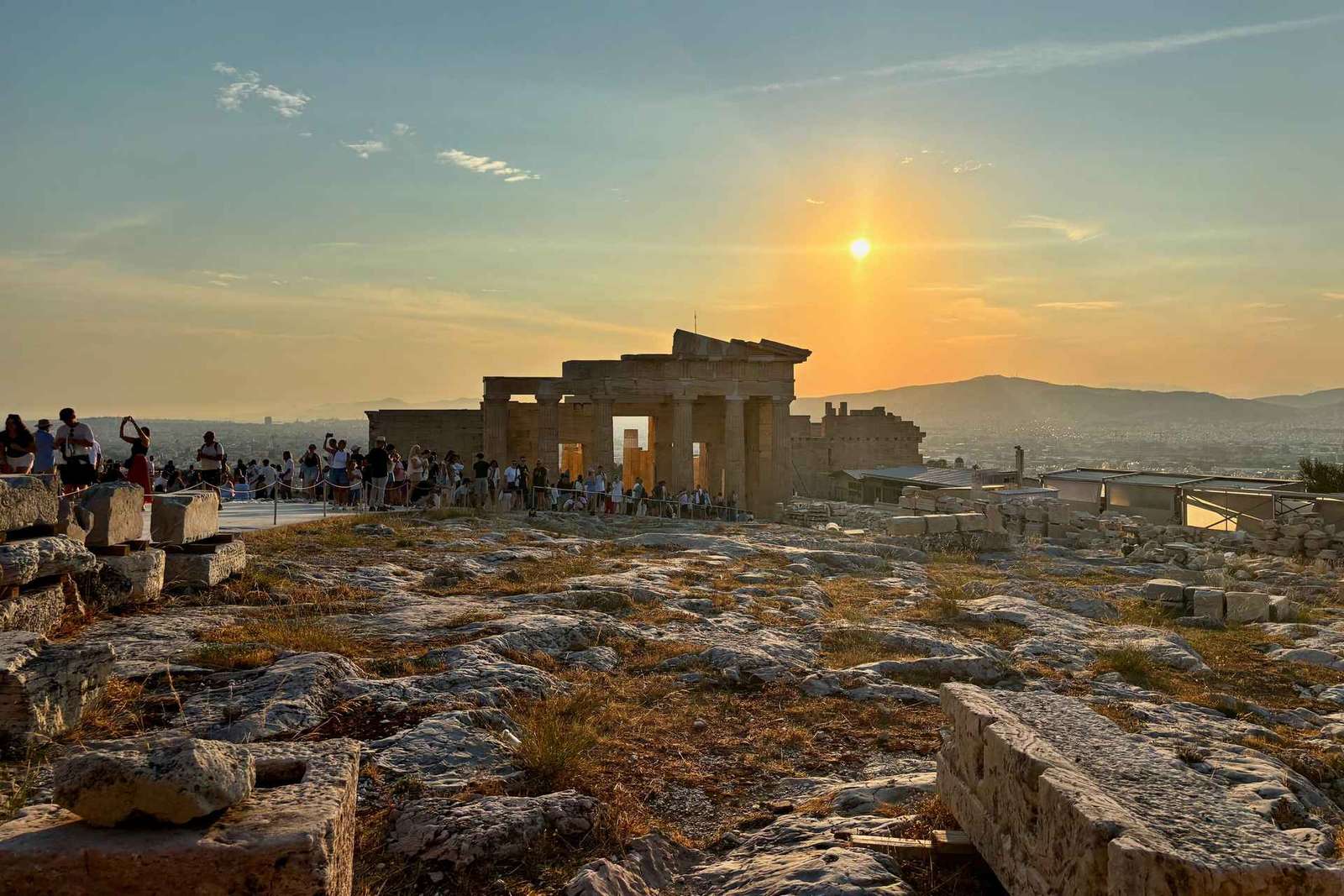 Atene: tour guidato dell'Acropoli al tramonto e passeggiata sulle colline della democrazia