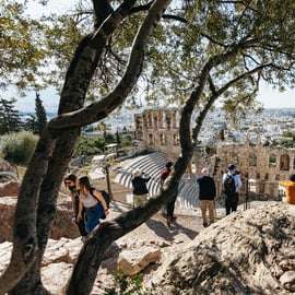 Atene: Tour dell'Acropoli al tramonto con biglietto di ingresso prioritario