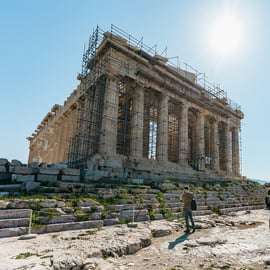 Atene: Tour dell'Acropoli al tramonto con biglietto di ingresso prioritario