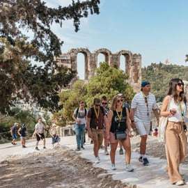 Atene: Tour guidato a piedi dell'Acropoli e dell'Agorà Antica