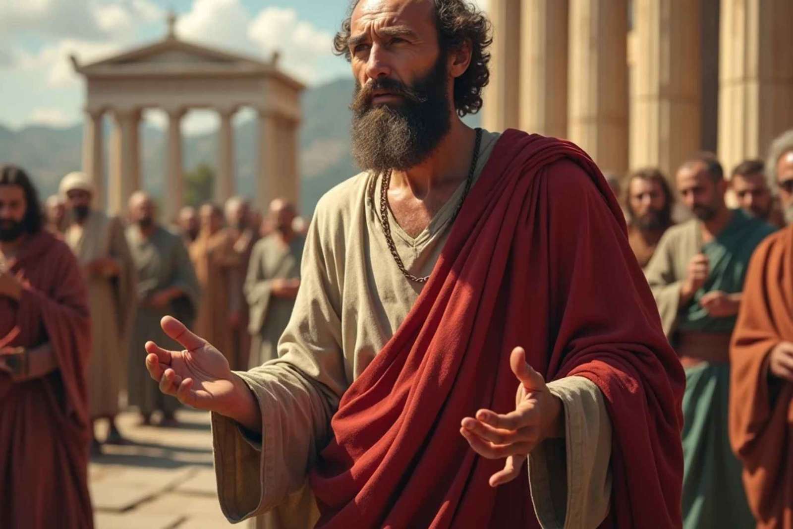 Il viaggio missionario dell'apostolo Paolo ad Atene e a Corinto