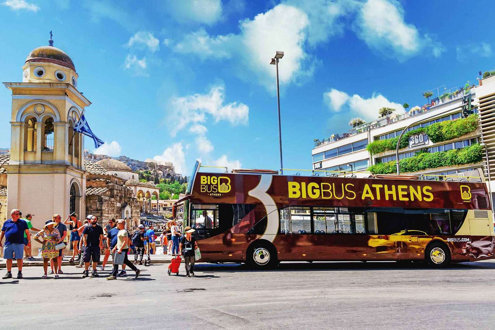 Atene: Big Bus Tour in autobus Hop-on Hop-off tour panoramico