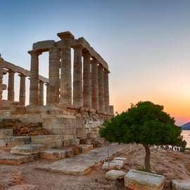 Atene: Tour in autobus Hop-on Hop-off e tour al tramonto di Capo Sounion