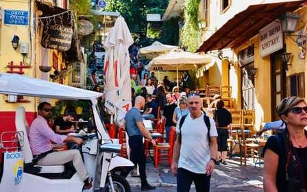 Atene: Tour panoramico serale privato in Tuk-Tuk elettrico