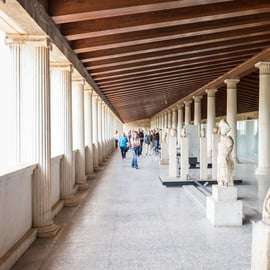 Atene: biglietto elettronico per l'agorà romana e l'antica agorà e 2 tour audio