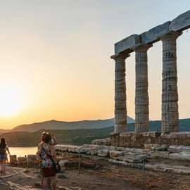 Atene: Scoprire Capo Sounion e il Tempio di Poseidone al tramonto