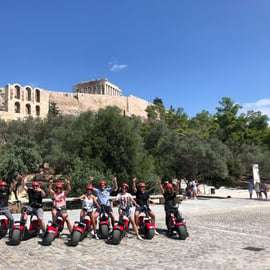 Atene: Tour guidato dell'Acropoli in scooter, vincitore di numerosi premi