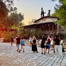 Atene: tour guidato dell'Acropoli al tramonto e passeggiata sulle colline della democrazia