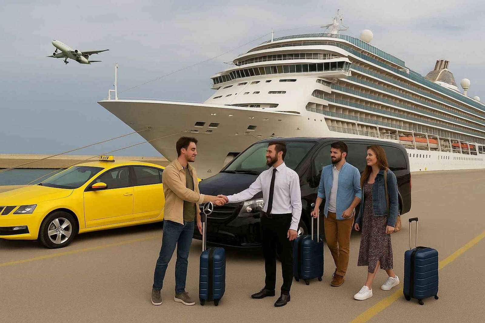 Transfer dal porto del Pireo al centro di Atene o all'aeroporto