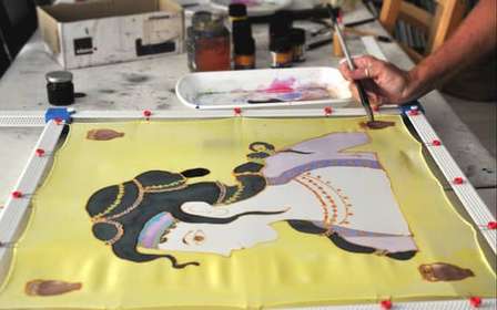 Crea i tuoi souvenir di sciarpa di seta greca