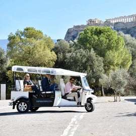 Atene: Tour privato della città di 3 ore su un Tuk Tuk ecologico