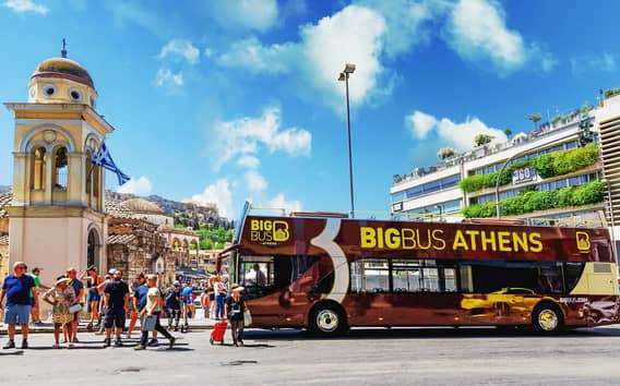 Atene: Big Bus Tour in autobus Hop-on Hop-off tour panoramico