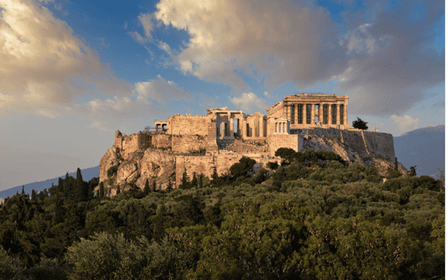 Atene: tour guidato a piedi con vista sull'Acropoli