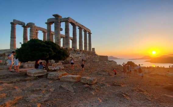 Atene: Gita a Capo Sounio e al Tempio di Poseidon con audioguida