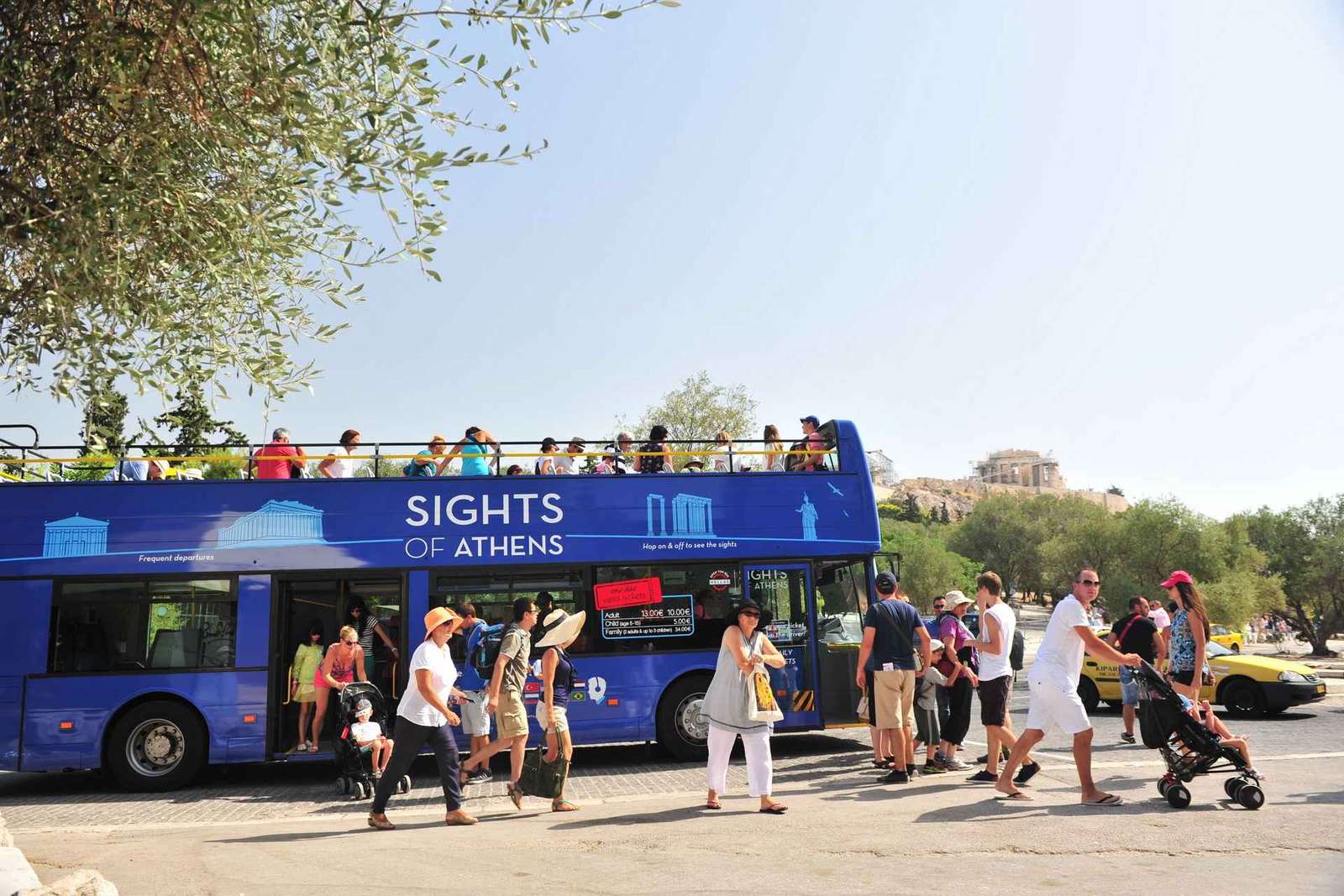 Atene: Tour in autobus Hop-on Hop-off e tour al tramonto di Capo Sounion