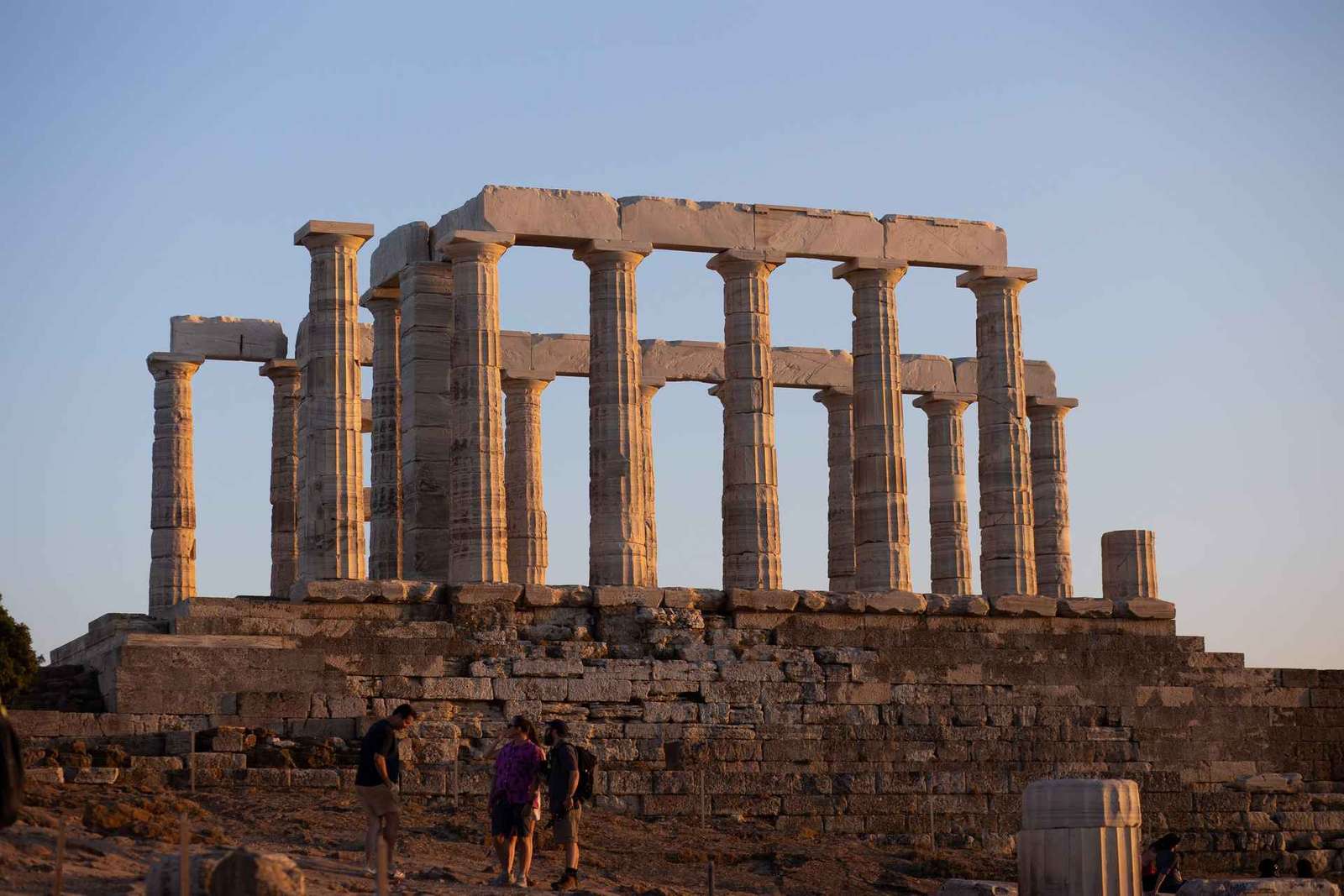 Atene: Tour al tramonto a Capo Sounion e al Tempio di Poseidone