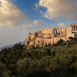 Atene: tour guidato a piedi con vista sull'Acropoli