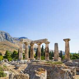 Da Atene: Escursione all'antica Corinto con guida al canale e VR