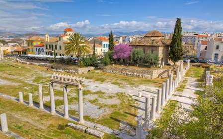 Atene: biglietto elettronico per l'agorà romana e l'antica agorà e 2 tour audio