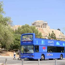 Atene, Pireo e costa: Autobus blu Hop-on Hop-off