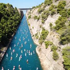 Da Atene: Escursione all'antica Corinto con guida al canale e VR