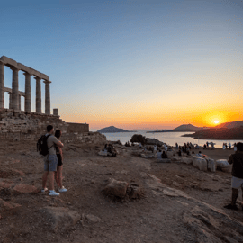 Da Atene: Tour al tramonto di Capo Sounion
