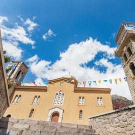 Da Atene: Escursione di un giorno a Delfi e Arachova con audioguida