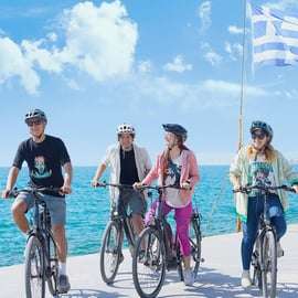 Atene: Tour della città e del mare in bicicletta