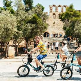 Atene: Tour di un giorno in bicicletta elettrica